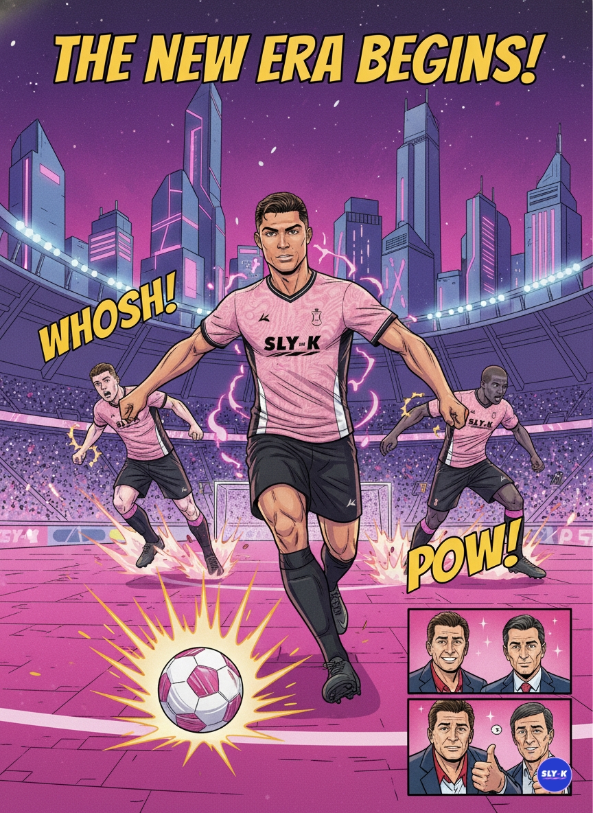 Ronaldo leads Sly-K FC on the pitch